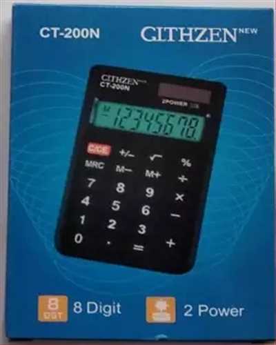 ماشین حساب  جیبی کیف دار مدل  CT-200N  های کپی 8 رقم CITIZEN   HIGH COPY سیتیزن  