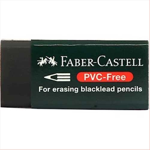 پاک کن رنگ مشکی سایز کوچک  مدل پی وی سی فری ارجینال کد 188950 فابر کاستل 