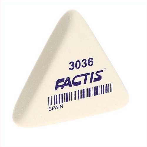 پاک کن نرم (سافت) مثلثی سایز متوسط کد 3036 فکتیس 