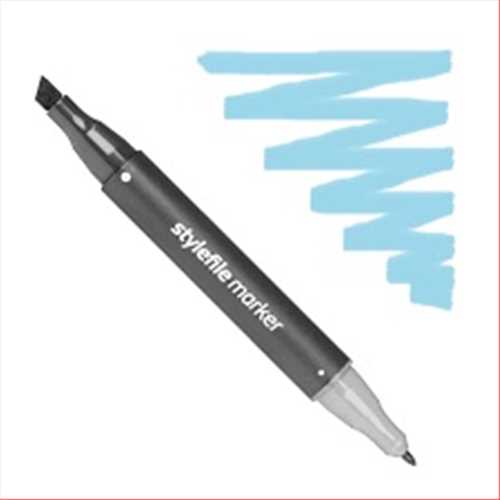 ماژیک دوسر راندو(طراحی) آبی (پاستل بلو ) کدرنگ514 (QUILO STYLEFILE MARKER PASTEL BLUE) کویلو 