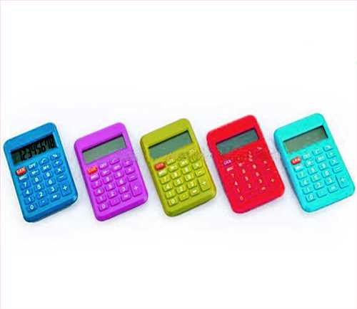 ماشین حساب جیبی 8 رقم در رنگ های مختلف