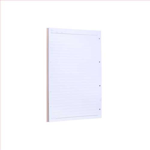 کاغذ (یدک) کلاسوری یک خط ، 4 حلقه  سایز A4   بسته 50 برگی X1 پاپکو 