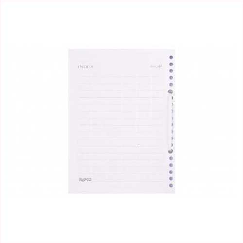 کاغذ کلاسوری (اوراق کلاسور)20 حلقه تک خط  بسته 100 عددی سایز A5  مدل 636  پاپکو 