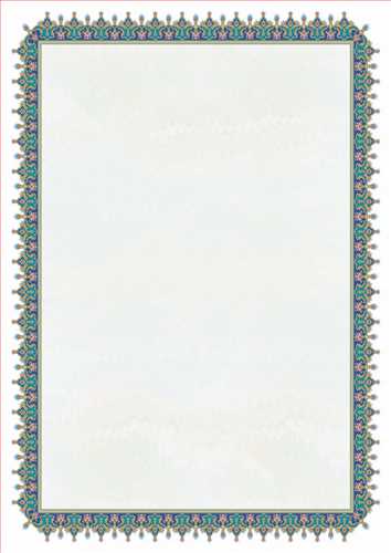 بسته 100 عددی کاغذ تذهیب (ابرو باد) سایزA4  کد 2034 (کاغذ گلاسه 120 گرمی) حفظی
