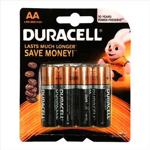 بسته 4 عددی باتری قلمی AA مدل Plus Power دوراسل