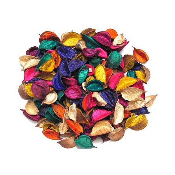 بسته 2 عدددی گل (گل برگ) خشک رنگی کادویی