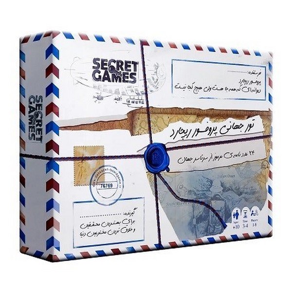 بسته بازی فکری پرونده جنایی معمایی تور جهانی پروفسور ریچارد (دهکده بورد گیم)