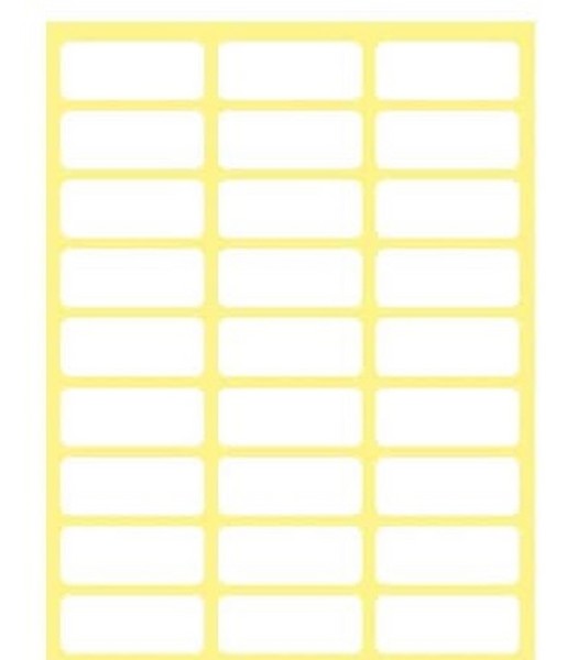 بسته 100 برگی لیبل  سفید شماره 1 سایز لیبل 20×10 میلیمتر ایران