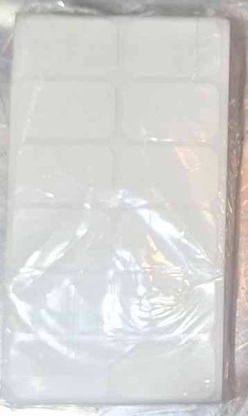 بسته 100 برگی لیبل  سفید شماره 1 سایز لیبل 30×10 میلیمتر ایران