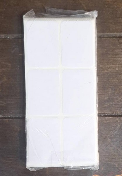 بسته 100 برگی لیبل  سفید شماره 1 سایز لیبل 40×30 میلیمتر ایران