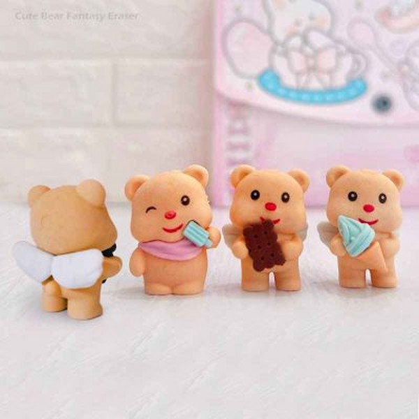 پاک کن فانتزی طرح خرس و بستنی