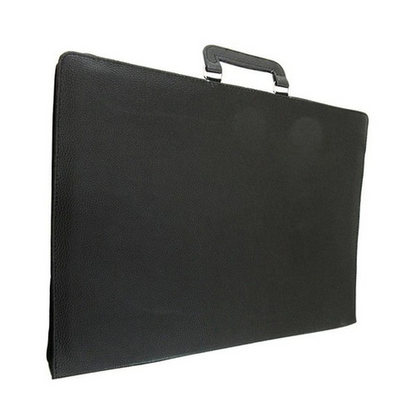 کیف آرشیو تخته رسم سایز A3 (تخته شاسی A3) طرح چرم مشکی 