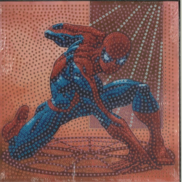 نقاشی الماسی بوم دار مربع 20×20  طرح  اسپایدر من