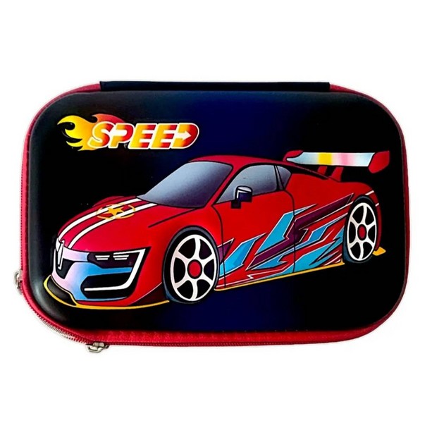 جامدادی کتابی (تبلتی) بزرگ برجسته تک زیپی طرح SPEED وارداتی