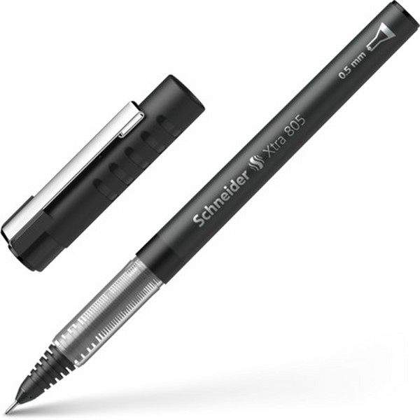 روان نویس  قطر نوشتاری 0.5 مدل اکسترا  805 رنگ مشکی (سیاه) (Schneider Xtra 805 Rollerball Pen) اشنایدر