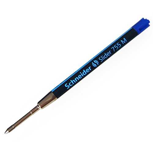 یدک خودکار ژل قطر نوشتاری 1مدل اسلایدر 755 رنگ آبی (SCHNEIDER SLIDER 755 M) اشنایدر 
