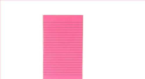 کاغذ یادداشت پشت چسب دار پست ایت (استیک نت) خط دار بسته 100 برگی 5 رنگ  ابعاد 210×150 میلی متر(A5)  