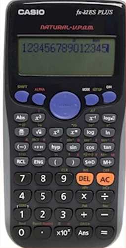 ماشین حساب مهندسی مدل fx82ESPLUS قاب کشوئی رنگ خاکستری درجه یک کاسیو  