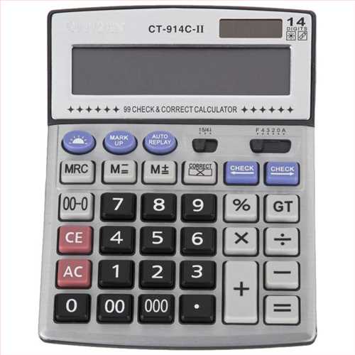 ماشین حساب رومیزی حسابداری مدل Citizen ct914 c سیتیزن 