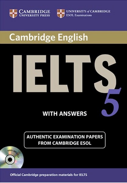 (آیلتس کمبریج 5) IELTES CAMBRIDGE TEST5+CD (با سی دی ) (جنگل)