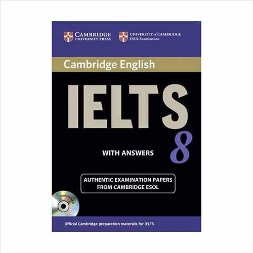 (آیلتس 8 با سی دی ) CD+Ielts cambridge test 8 (جنگل،کمبریج)