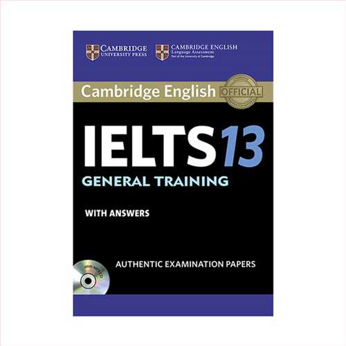 (آیلتس 13 جنرال کمبریج با سی دی) (با سی دی) cambridge ielts 13 general+cd (جنگل)