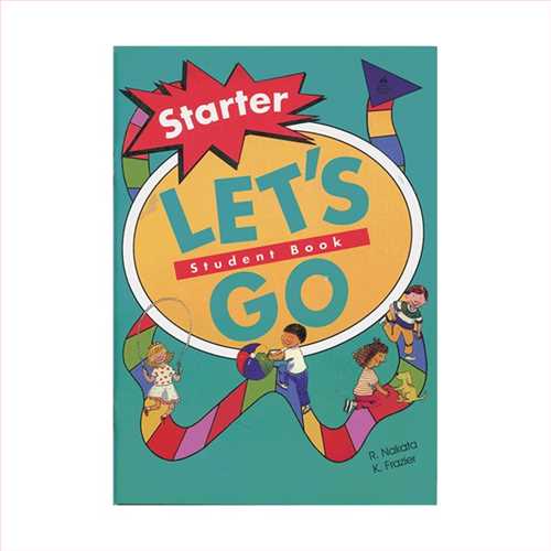(لتس گو استارتر با ورک بوک و سی دی ویرایش 5 آکسفورد) LETS GO STARTER 5 edition  STUDENT BOOK +WORKBOOK+CD 