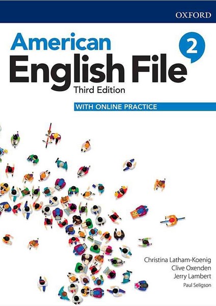 (امریکن انگلیش فایل 2 ویرایش 3، با سی  دی) AMERICAN ENGLISH FILE 2+ WORK BOOK+CD  (جنگل)   