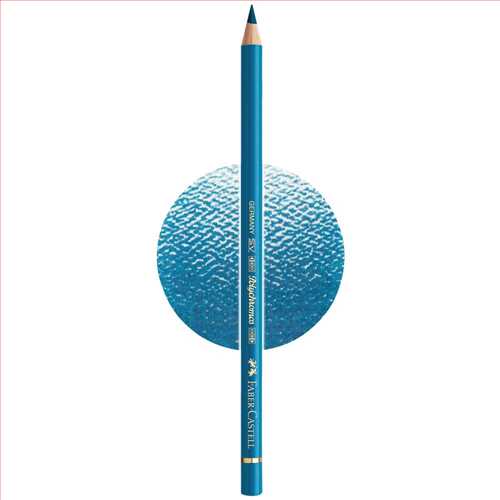 مداد پلی کروموس (پلی کروم) آبی (کبالت بلو) کد رنگ 143 (FABER-CASTELL POLYCHROMOS COBALT BLUE) فابر کاستل