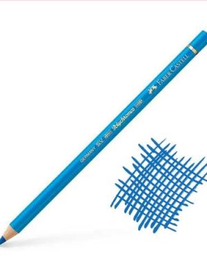 مداد پلی کروموس (پلی کروم) آبی (میدل فتالو بلو) کد رنگ 152 (FABER-CASTELL POLYCHROMOS MIDDLE PHTHALO BLUE) فابر کاستل