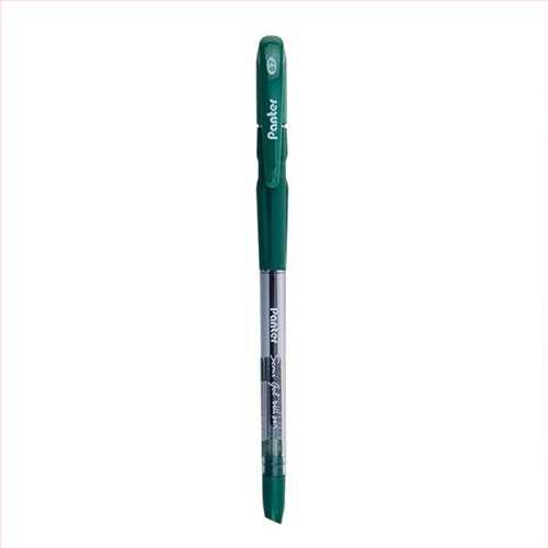 خودکار  رنگ سبز قطر نوشتاری 0.7 مدل Semi gel ball pen پنتر