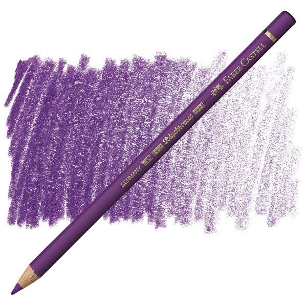 مداد پلی کروموس (پلی کروم) بنفش (منگنز ویولت) کد رنگ 160 (FABER-CASTELL POLYCHROMOS MANGANESE VIOLET) فابر کاستل