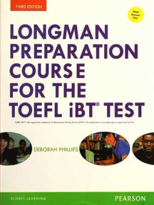 (تافل لانگمن ) (آی بی تی)  (با سی دی) Long man preparation course for the toefl ibt test + cd  (سپاهان)