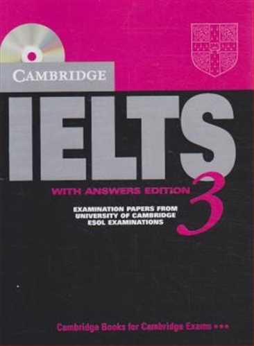 (آیلتس 3  کمبریج)  IELTS CAMBRIDGE TEST 3 + CD (جنگل)