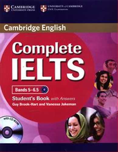 (کمبریج کامپلیت آیلتس بی 2، 5-6.5) (جنگل،کمبریج)  Cambridge complete ielts (b2  5-6.5) student book +workbook+ cd