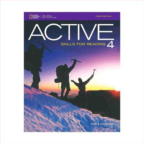 (اکتیو اسکیلز فور ریدینگ 4 ویرایش 3 با سی دی) Active skills reading 4+cd  (جنگل)