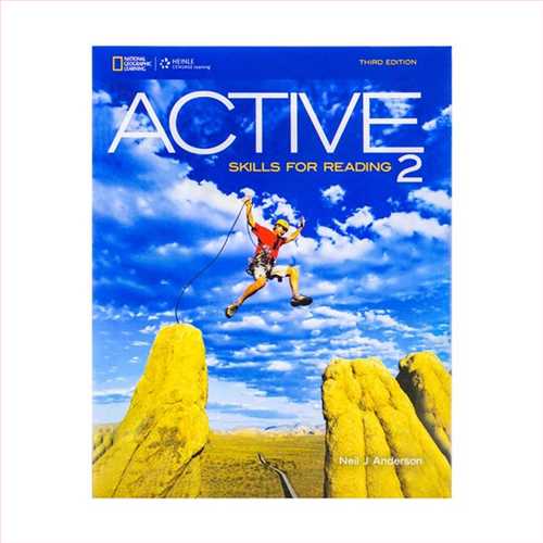 (اکتیو اسکیلز فور ریدینگ 2 ویرایش 3 با سی دی نشنال جئو گرافیک) Active skills for reading 2+cd