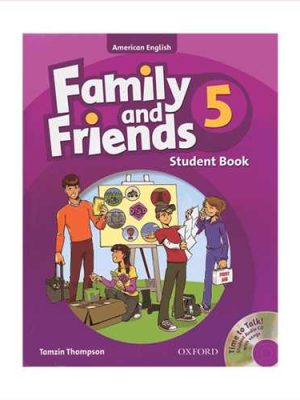 (فامیلی اند فرندز 5 ویرایش 2 با سی دی امریکن آکسفورد) Family friends5 work book +student book + CD (با سی دی) (جنگل)