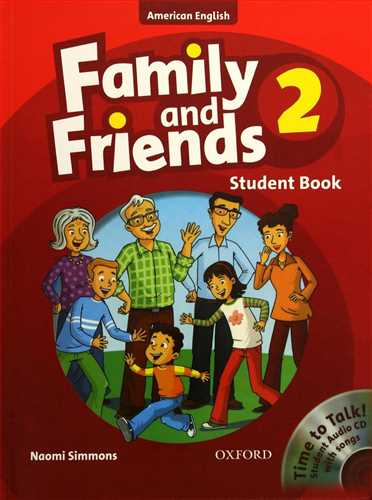 (فامیلی اند فرندز2) Family friends2 work book+ student book +cd (با سی دی) (جنگل)