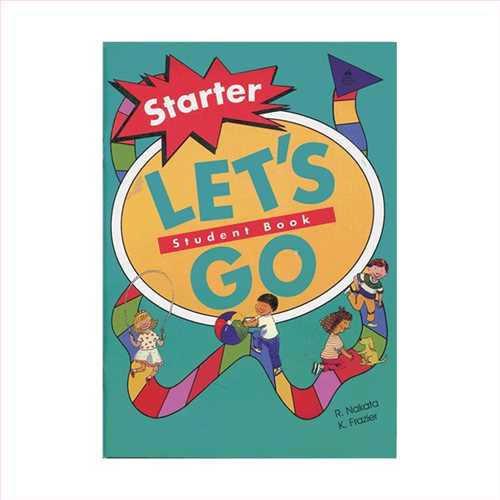 (لتس گو استارتر با ورک بوک و سی دی ویرایش 5 آکسفورد) LETS GO STARTER 5 edition  STUDENT BOOK +WORKBOOK+CD