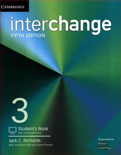 (اینترچینج 3 ویرایش 5 با سی دی ،رحلی کمبریج) Interchange 3 studen book+ workbook+CD