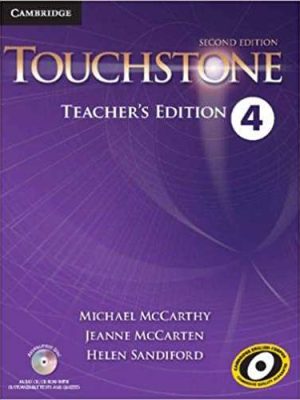 (تاچ استون4 رحلی با ورک بوک با سی دی ویرایش 2 کمبریج) Touchstonestudentbook+workbook4 + cd