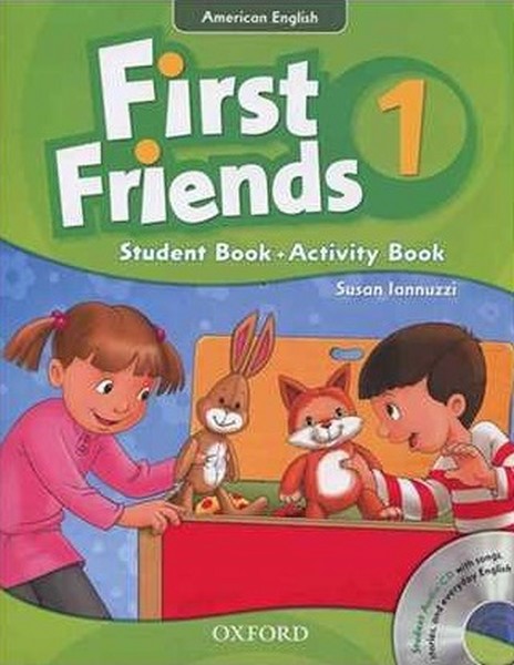 (فرست فرندز 1 رحلی با سی دی امریکن آکسفورد) First friends 1 studentbook +workbook + cd