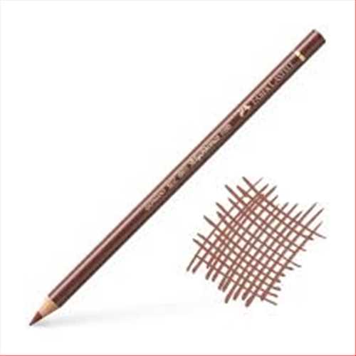 مداد پلی کروموس (پلی کروم) قهوه ای (برنت سی ینا) کد رنگ 283 (FABER-CASTELL POLY CHROMOS BURNT SIENA) فابر کاستل