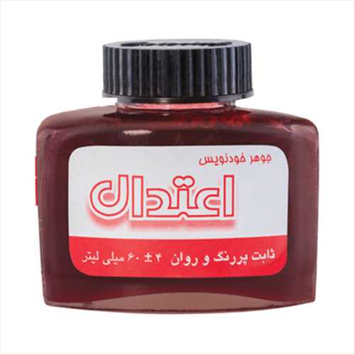 جوهر شیشه ای خودنویس 60 میل قرمز مدل سوپر اینک (ETEDAL SUPER EEink) اعتدال