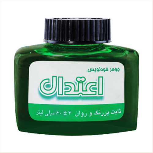 جوهر شیشه ای خودنویس60میل سبز مدل سوپر اینک (ETEDAL SUER) اعتدال