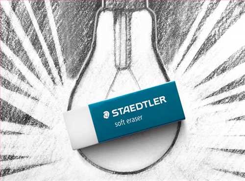 پاک کن مدل سافت، سایز بزرگ ،رنگ سفید استدلر STAEDTLER SOFT ERASER