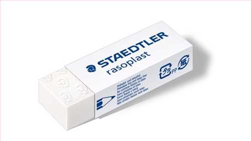 پاک کن رنگ سفید سایز کوچک  مدل رازو پلاست استدلر Staedtler rasoplast 526 B45