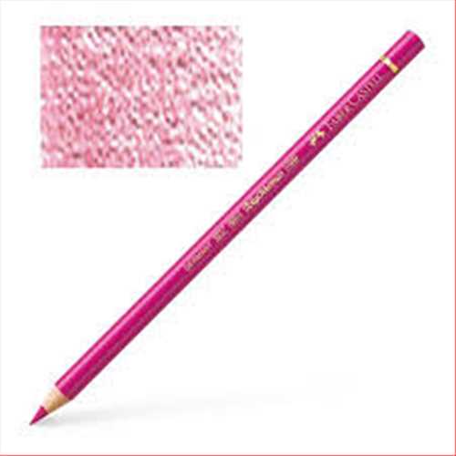 مداد پلی کروموس (پلی کروم) صورتی (فوچسیا) کد رنگ 123 (FABER-CASTELL POLYCHROMOS FUCHSIA) فابر کاستل