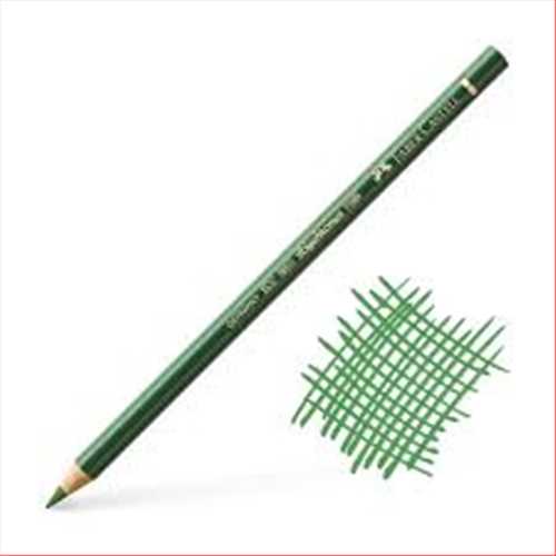 مداد پلی کروموس (پلی کروم) سبز (پرمننت گرین الیو) کد رنگ 167 (FABER-CASTELL POLY CHROMOS PERMANENT GREEN OLIVE) فابر کاستل